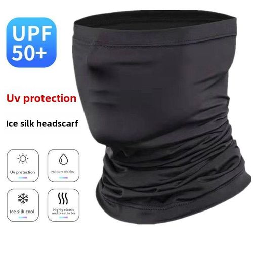 Black Face Sun Protection Mask & Scarf Combo